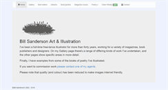 Desktop Screenshot of billsandersonart.com